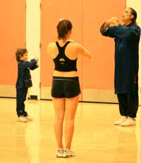 Rory O'Connor at YMCA Tai Chi Class 2003